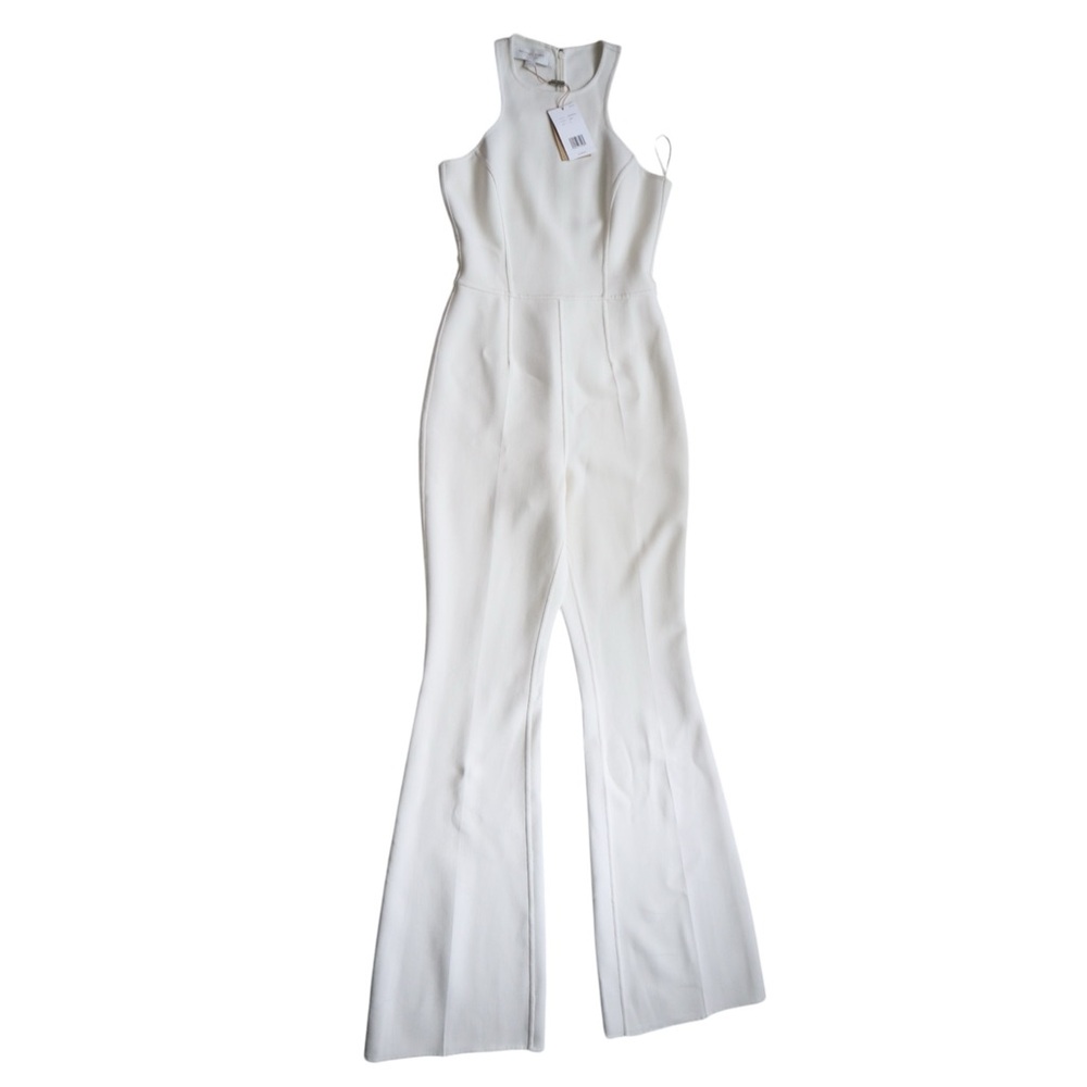 Michael Kors Collection Cream Halter Jumpsuit - Picture 6 of 12